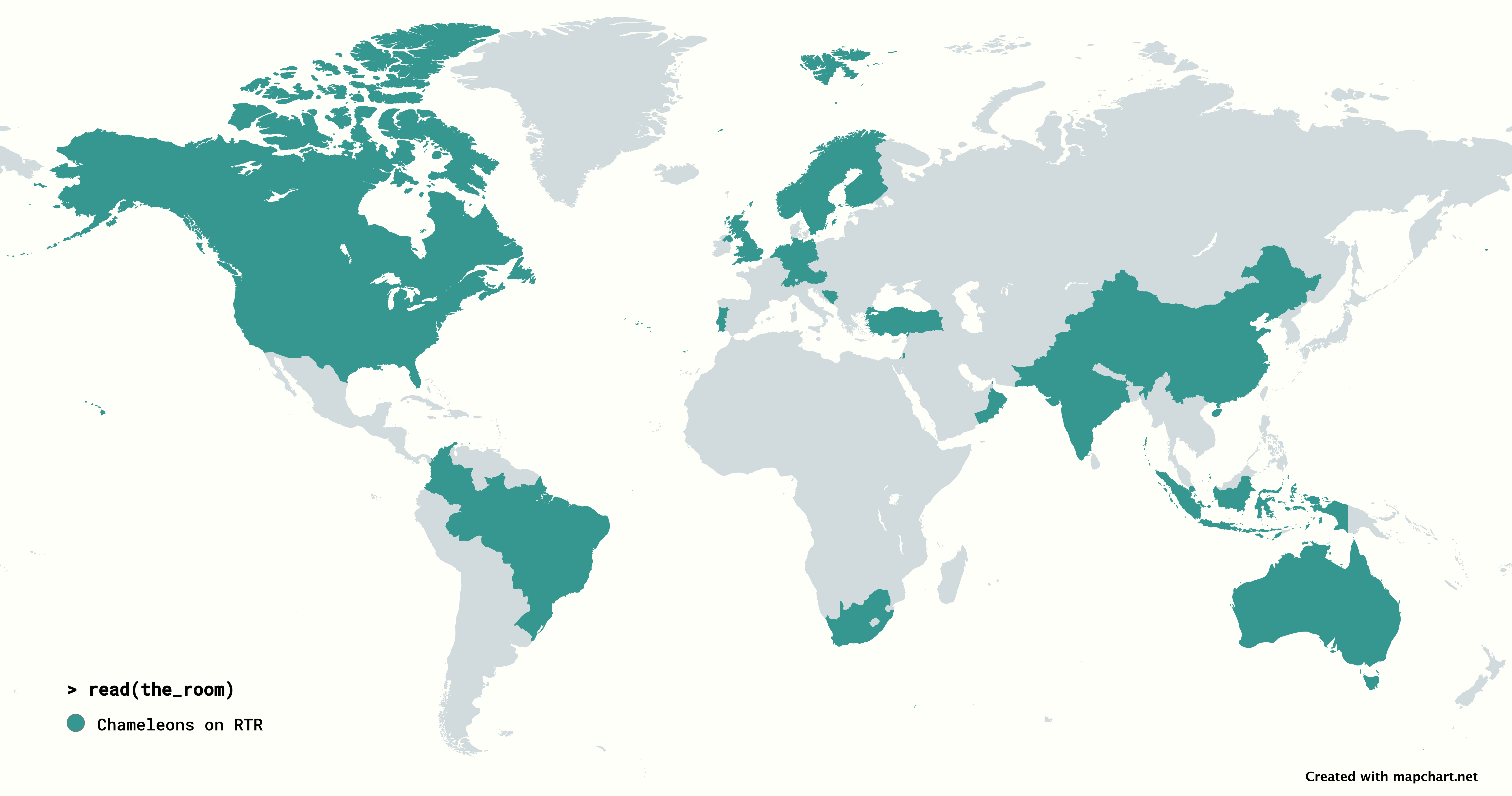 RTR User Distribution Map - September 22, 2025