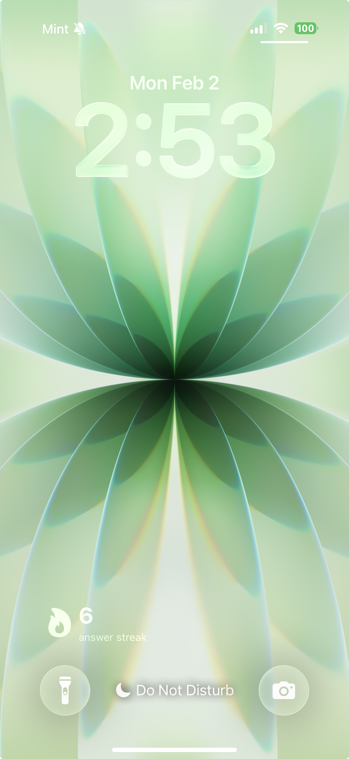 Lock screen widget complete